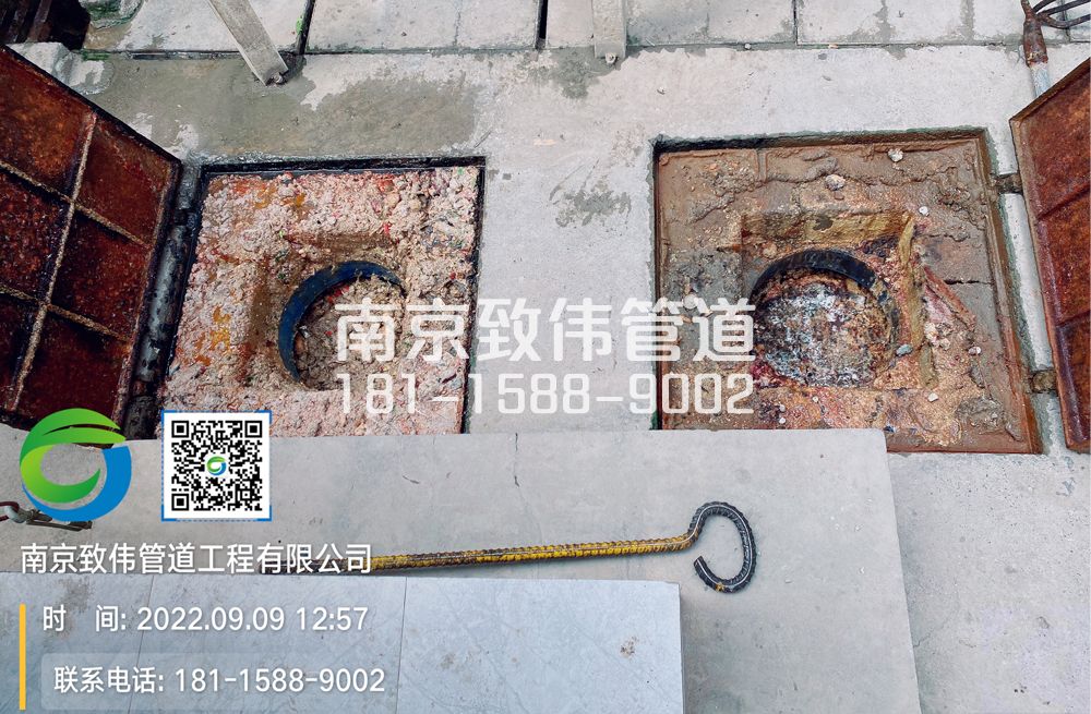 企业工地食堂隔油池油污清理施工现场